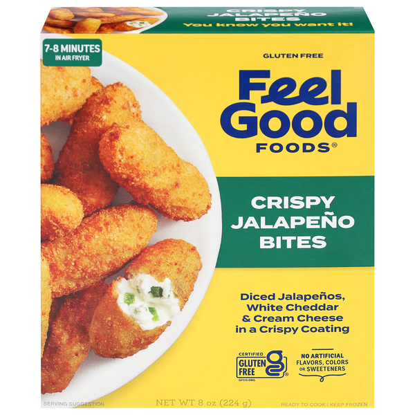 Feel Good Foods Gluten Free Crispy Jalapeno Bites Frozen