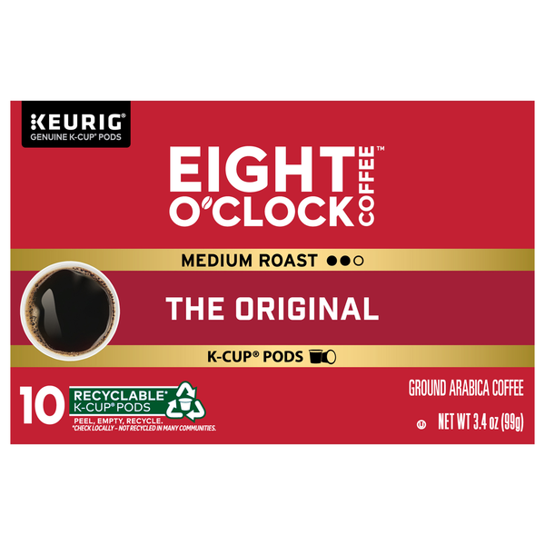 Eight O'Clock Coffee The Original Medium Roast K-Cup Coffee Pods