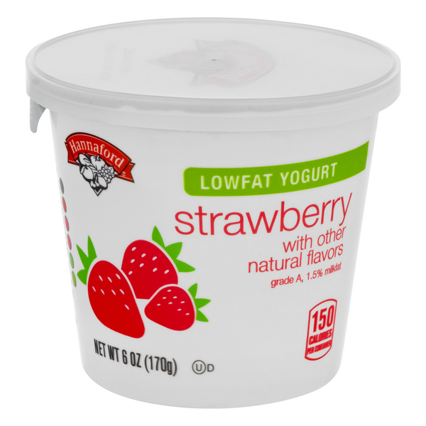Hannaford Low Fat Strawberry Yogurt Cup