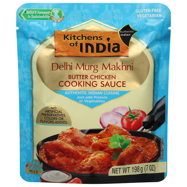 Kitchens of India Mild Delhi Murg Makhni Butter Chicken Cooking Sauce