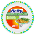Hefty Compostable Printed Paper Plates 10 Inch