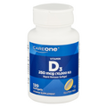 CareOne Gluten Free 250mcg 10000IU Vitamin D3 Rapid Release Softgels