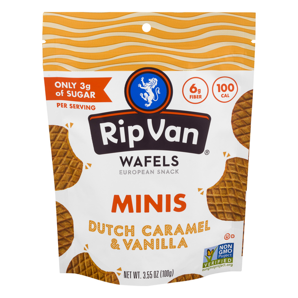 Save on Rip Van Wafels Minis Dutch Caramel & Vanilla Order Online