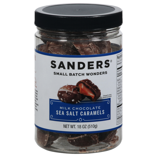 Save on Sanders Milk Chocolate Sea Salt Caramels Order Online Delivery
