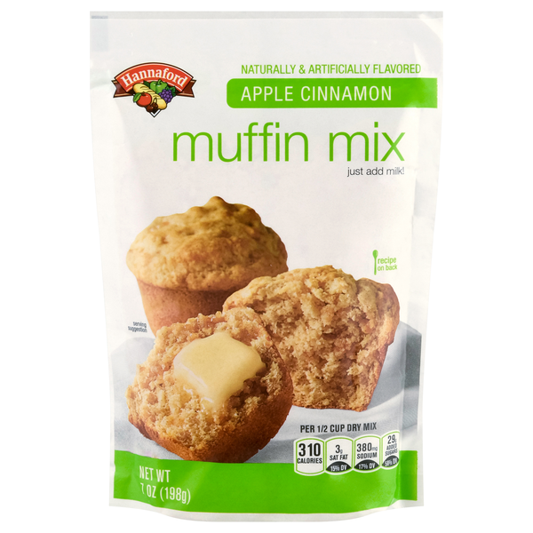Hannaford Apple Cinnamon Muffin Mix
