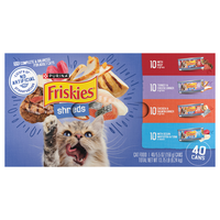 Friskies Shreds Variety Pack Adult Wet Cat Food - 40 ct