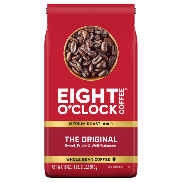Eight O'Clock Original Medium Roast Whole Bean Coffee