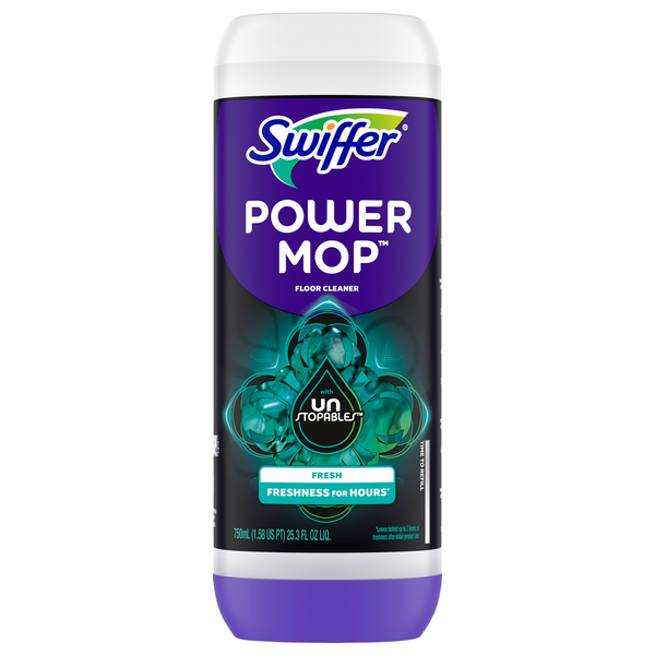 Swiffer PowerMop Unstopables Fresh Scent Floor Cleaning Solution