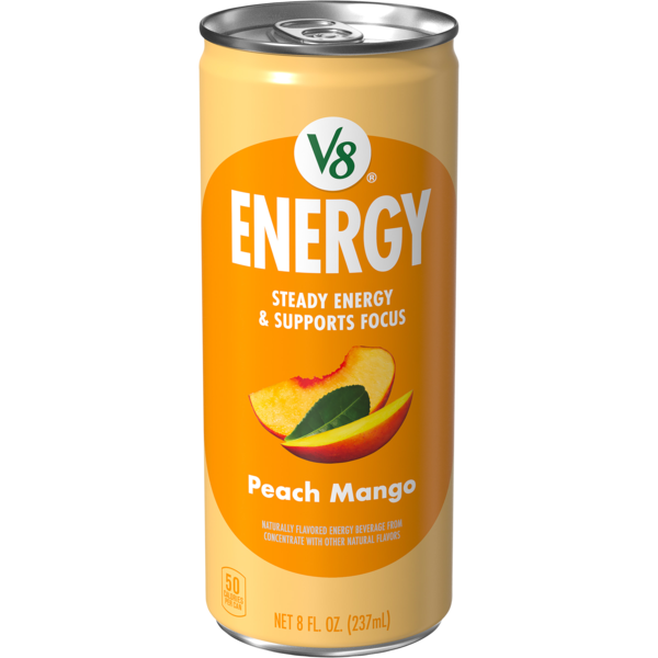 V8 Plus Energy Peach Mango Juice Drink