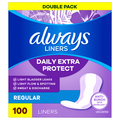 Always Anti-Bunch Xtra Protection Unscented Regular Liners