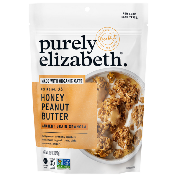 Save on Purely Elizabeth Ancient Grain Granola Honey Peanut Butter