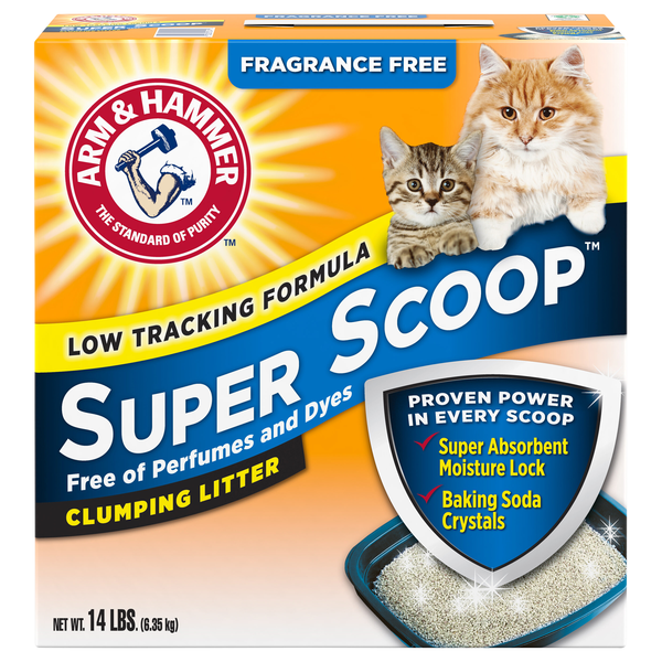 Arm & Hammer Super Scoop Fragrance Free Clumping Cat Litter