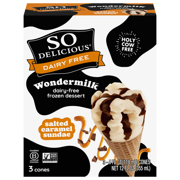 Save on So Delicious Wondermilk Frozen Dessert Salted Caramel Sundae