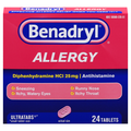 Benadryl Allergy Relief Antihistamine Tablets
