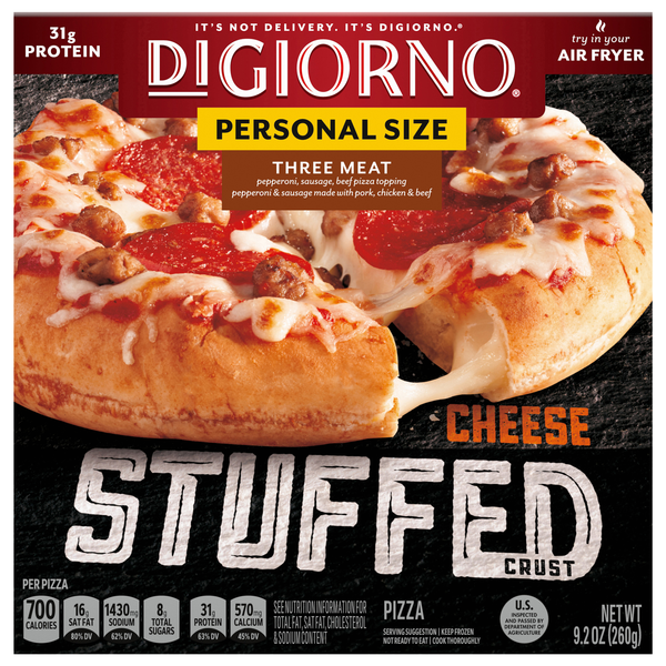 DiGiorno Cheese Stuffed Crust Three Meat Pizza Frozen