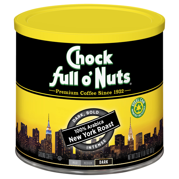Chock Full O'Nuts New York Roast Dark Roast Ground Coffee
