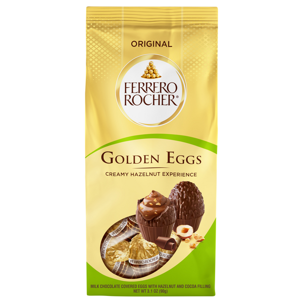 Ferrero Rocher Original Golden Eggs Milk Chocolate Hazelnut Easter Candy