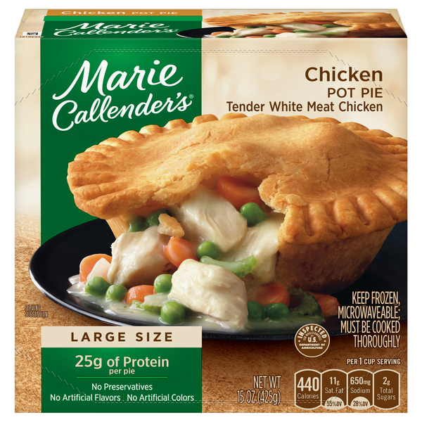 Marie Callender's Chicken Pot Pie Large Size Frozen Meal