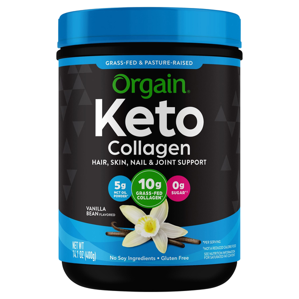Orgain Keto Collagen Vanilla Bean Protein Powder