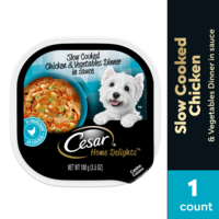 CESAR Home Delights Slow Cooked Chicken & Vegetables Adult Wet Dog Food