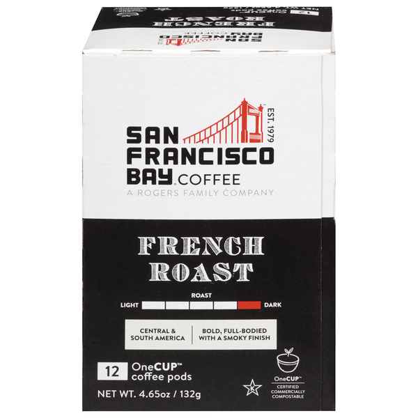 San Francisco Bay French Roast Dark Roast OneCUP Coffee Pods