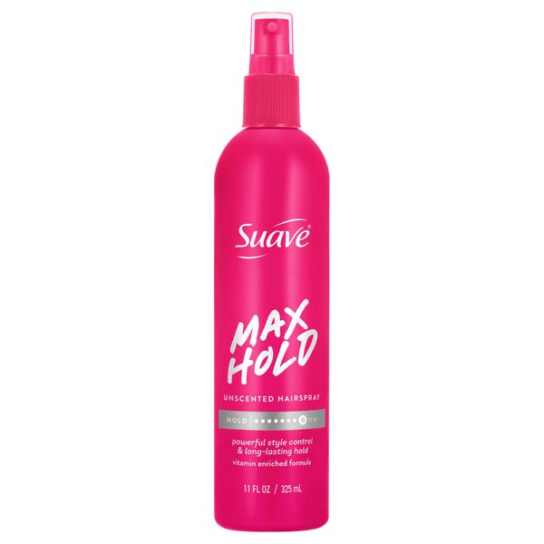 Suave Max Hold Unscented Non-Aerosol Hair Spray