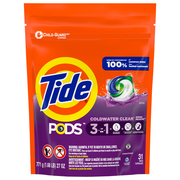 Save on Tide Coldwater Clean 3in1 Detergent Pods Spring Meadow Order Online Delivery Food Lion