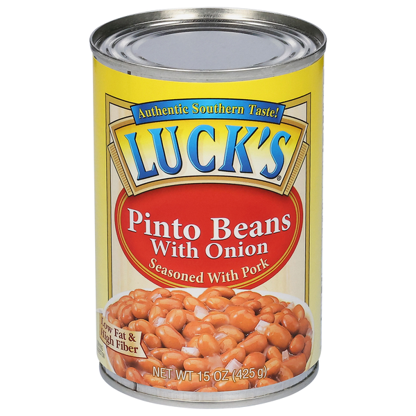 Luck's Pinto Beans with Onion Seasoned with Pork
