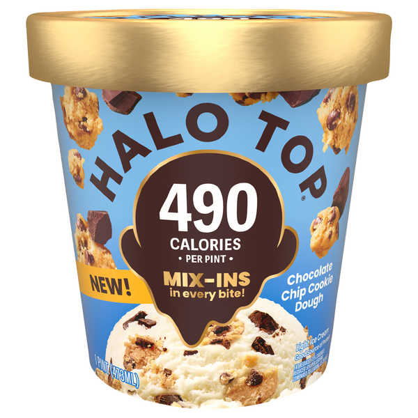 Halo Top Light Chocolate Chip Cookie Dough Ice Cream