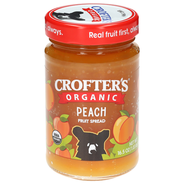 Crofter's Organic Peach Premium Spread