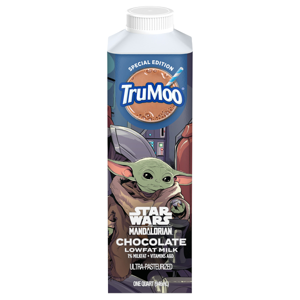 TruMoo Special Edition Star Wars The Mandalorian 1% Lowfat Chocolate Milk
