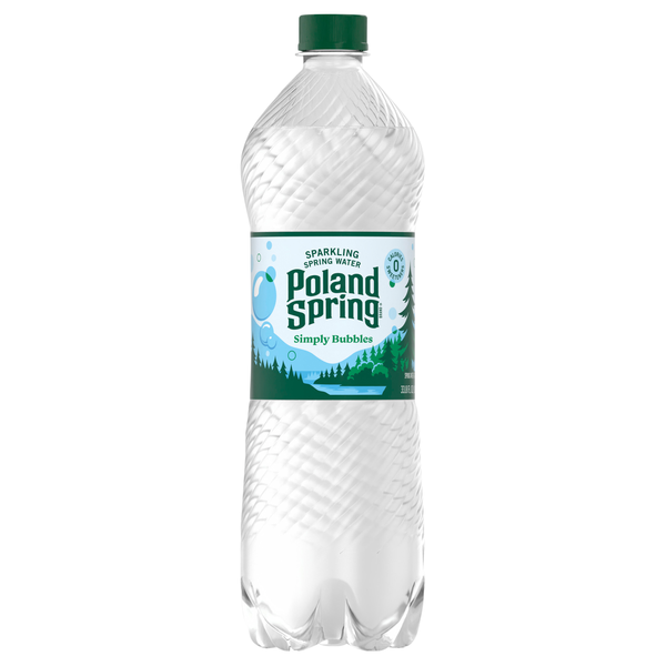 Poland Spring Simply Bubbles Sparkling Spring Water