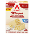 Atkins Coconut Creme Whipped 13g High Protein Bars - 4 ct