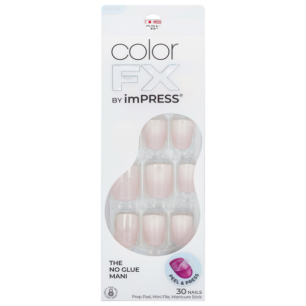 imPRESS Color FX No Glue Mani Press-On Nails Short Length Connection