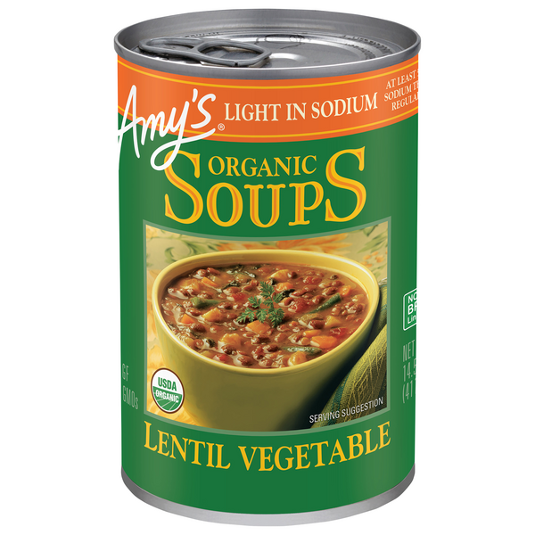 Amy's Organic Light in Sodium Lentil Vegetable Soup