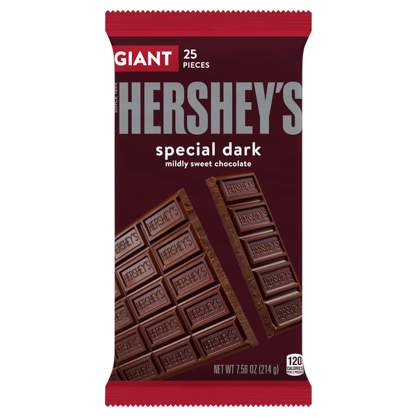 Hershey's Special Dark Chocolate Candy Bar Giant Size