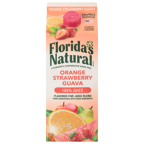 Florida's Natural Orange Strawberry Guava Juice