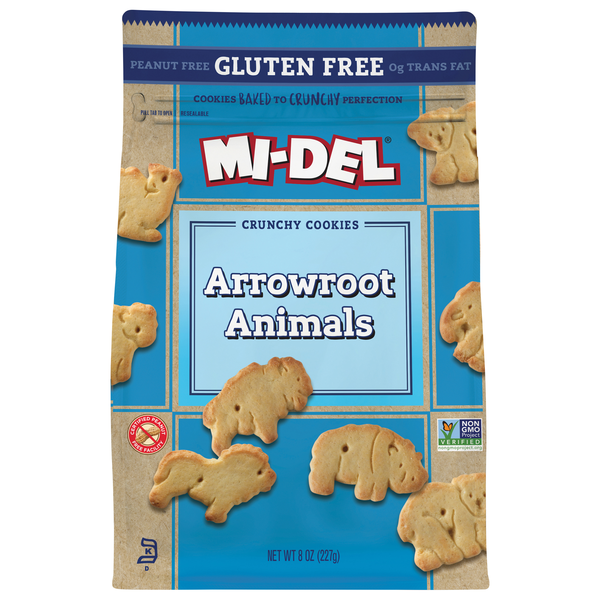 Mi-Del Gluten Free Arrowroot Animals Cookies