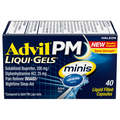 Advil PM Ibuprofen Pain Relief 200mg Liqui-Gels Minis