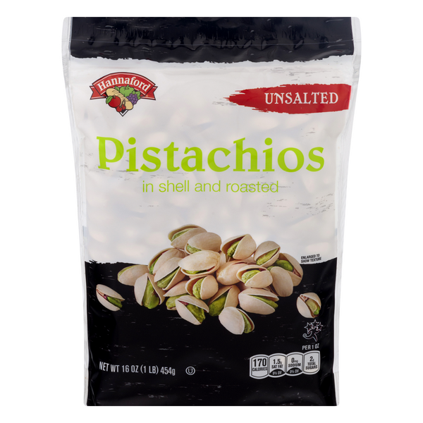 Hannaford Pistachios in Shell & Roasted Unsalted