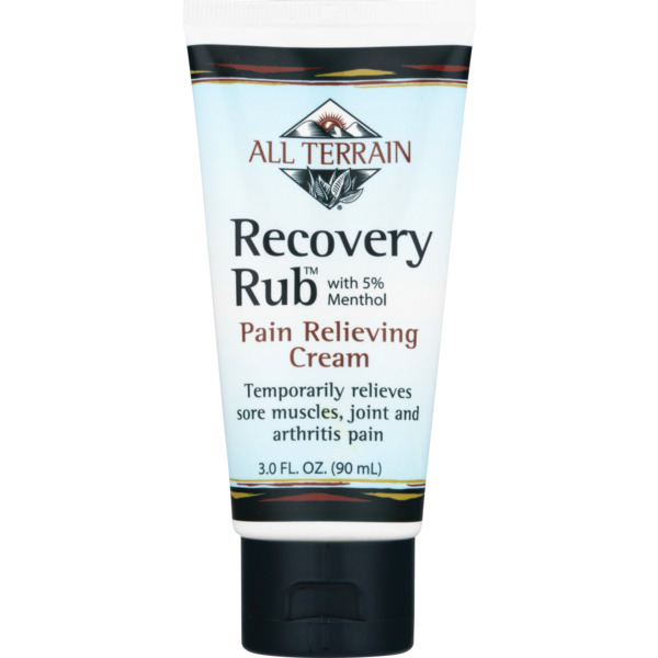 Save on All Terrain Pain Relieving Cream with 5 Menthol Recovery Rub