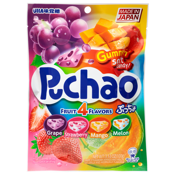 Puchao Fruit Flavors Gummy n' Soft Candy