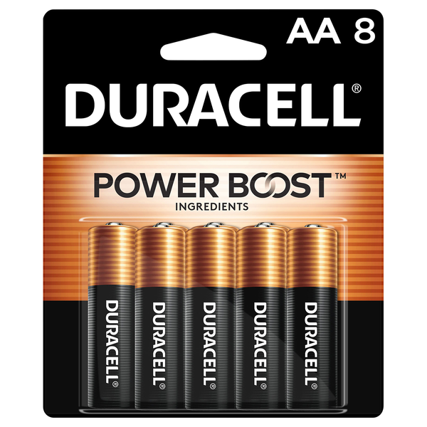 Duracell Power Boost 1.5 V Alkaline Batteries Size AA