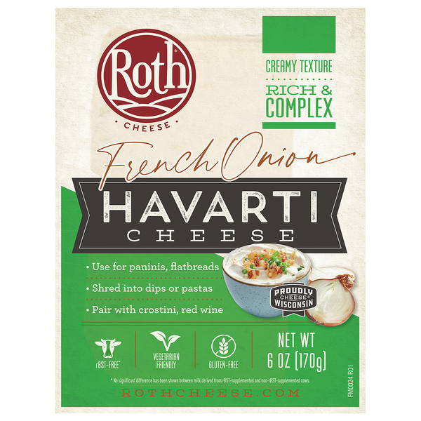Roth French Onion Harvarti Cheese Block