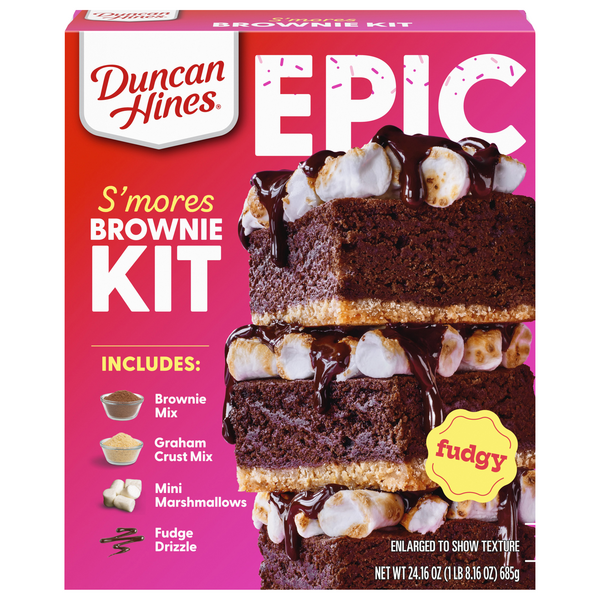 Save on Duncan Hines Epic Brownie Mix Kit S'mores Order Online Delivery