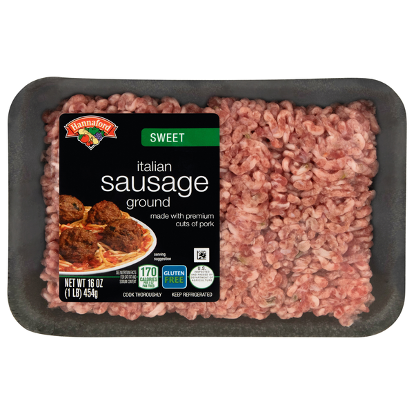 Hannaford Sweet Italian Ground Sausage Fresh