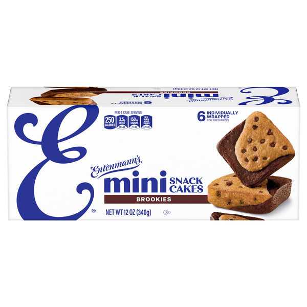 Entenmann's Brookies Mini Snack Cakes - 6 ct