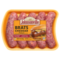 Johnsonville Brats Cheddar Pork Bratwurst - 5 ct