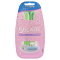 CareOne 5 Blade Disposable Razors with Moisture Halo Lubricating Strip
