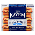 Kayem Natural Casing Old Tyme Beef & Pork Frankfurters - 20 ct